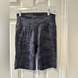 CRZ YOGA Black Camo Bike Shorts